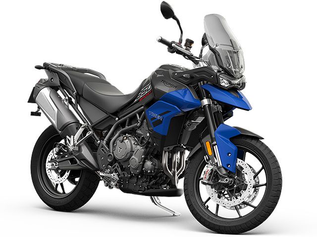 2021年 Tiger 850 Sport グラファイト/カスピアンブルー（カタログメイン）