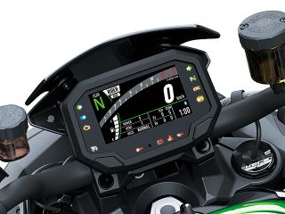 2021年 Z H2 SE（メーター表示イメージ）