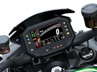 2021年 Z H2 SE（メーター表示イメージ）