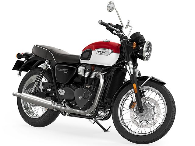 2021年 Bonneville T100 カーニバルレッド/フュージョンホワイト(カタログメイン)