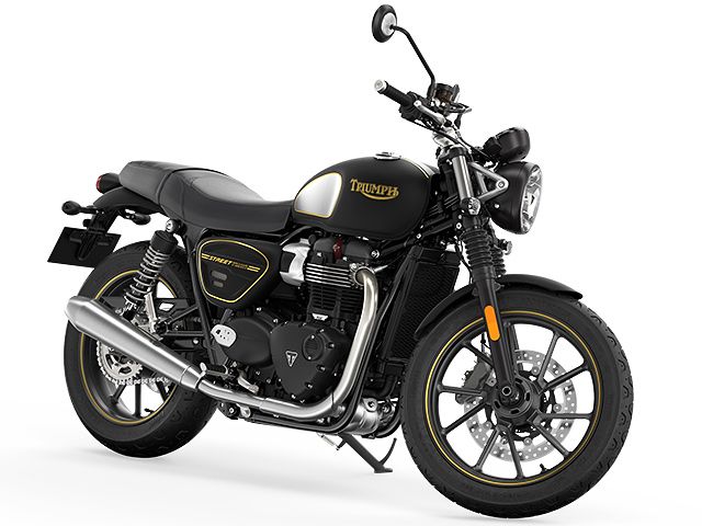 2021年 Street Twin Gold Line Limited Edition マットサファイアブラック（カタログメイン）