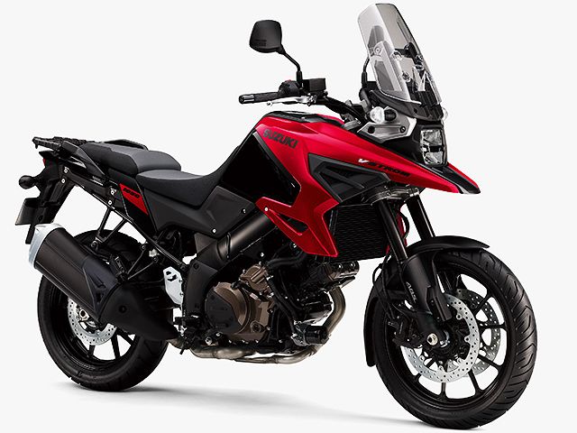 2021年 V-Strom 1050 グラススパークルブラック/キャンディダーリングレッド（カタログメイン）