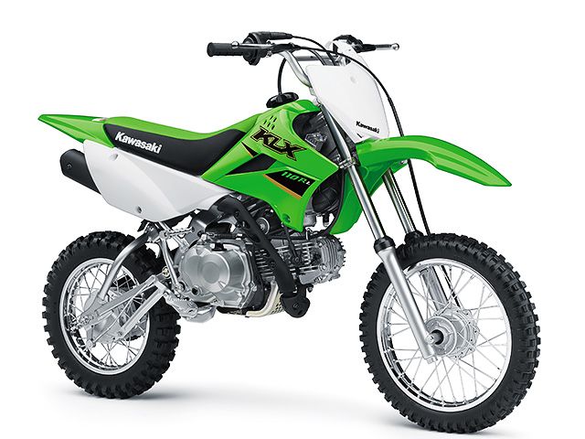 2022年 KLX110R L ライムグリーン（カタログメイン）
