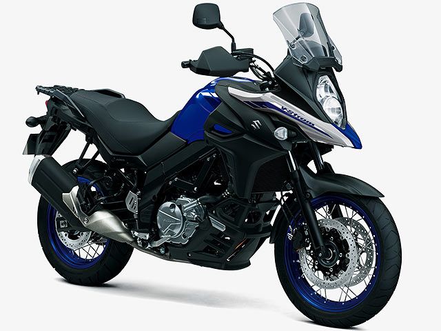 2022年 V-Strom 650XT ABS パールビガーブルー／マットソードシルバーメタリック（カタログメイン）