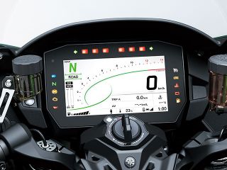 2022年 Ninja H2 SX SE（メーター表示イメージ）