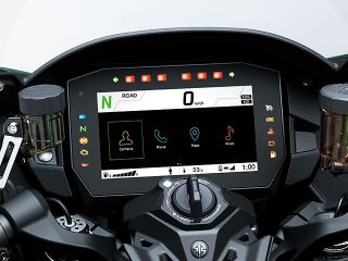 2022年 Ninja H2 SX SE（メーター表示イメージ）