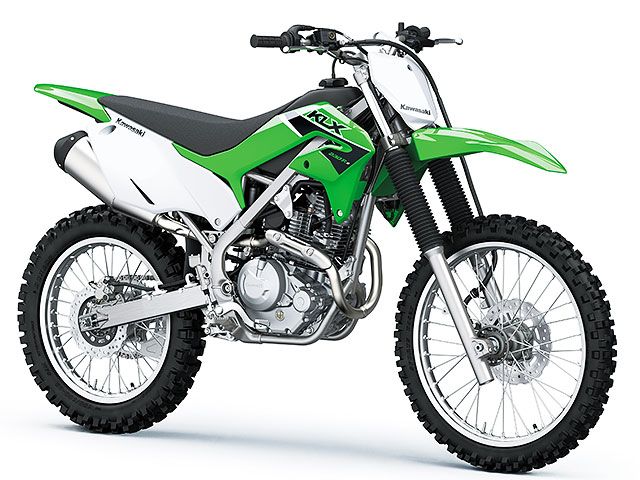 2023年 KLX230R S ライムグリーン（カタログメイン）