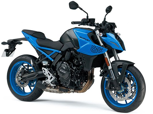 2023年 GSX-8S Pearl Cosmic Blue（カタログメイン）
