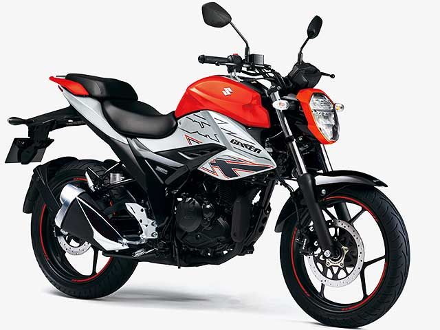 2023年 GIXXER ソニックシルバーメタリック/パールブレイズオレンジ(カタログメイン)