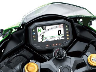 2024年 Ninja ZX-4RR KRT Edition（メーター表示イメージ）