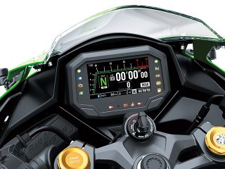 2024年 Ninja ZX-4RR KRT Edition（メーター表示イメージ）