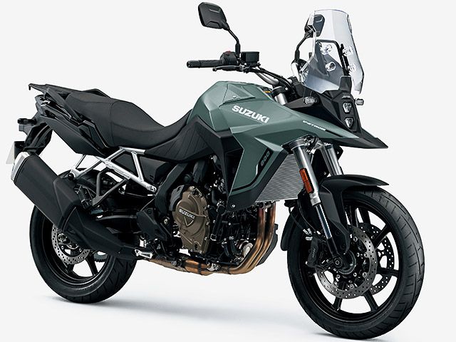2024年 V-Strom 800 マットスティールグリーンメタリック(カタログメイン)