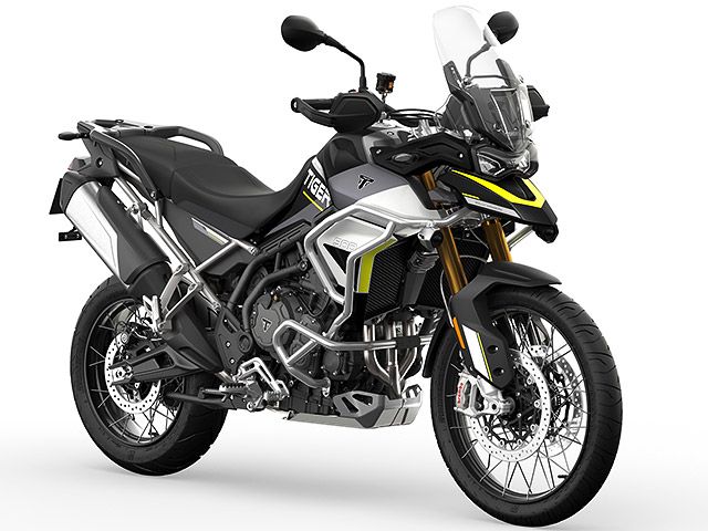 2024年 Tiger 900 Rally Aragon Edition マットファントムブラック（カタログメイン）