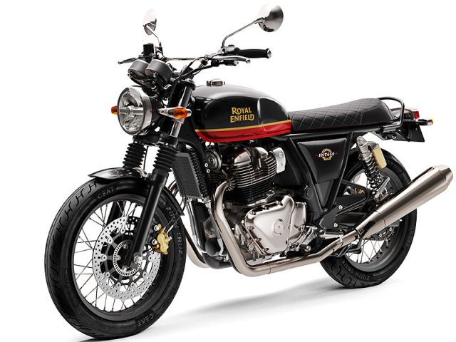 2024年 INT 650 Custom Sunset Strip（カタログメイン）