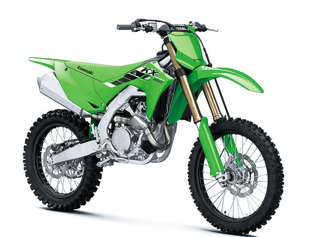 2025年 KX450 ライムグリーン（カタログメイン）