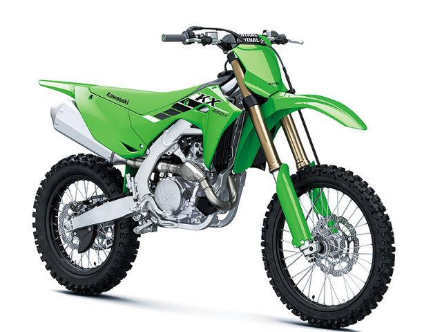 2025年 KX450X ライムグリーン（カタログメイン）