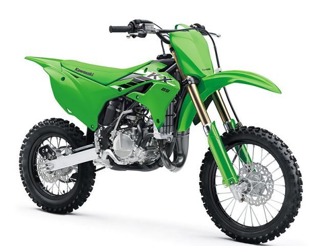 2025年 KX85 ライムグリーン（カタログメイン）