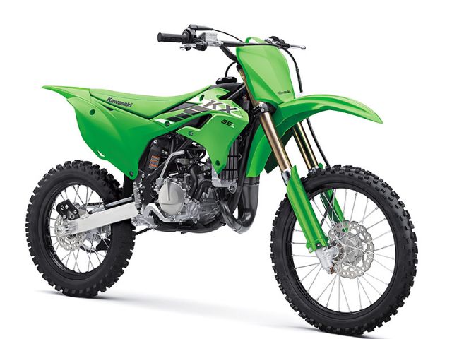 2025年 KX85L ライムグリーン（カタログメイン）