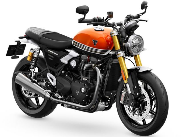 2025年 Speed Twin 1200RS バハオレンジ/サファイアブラック（カタログメイン）