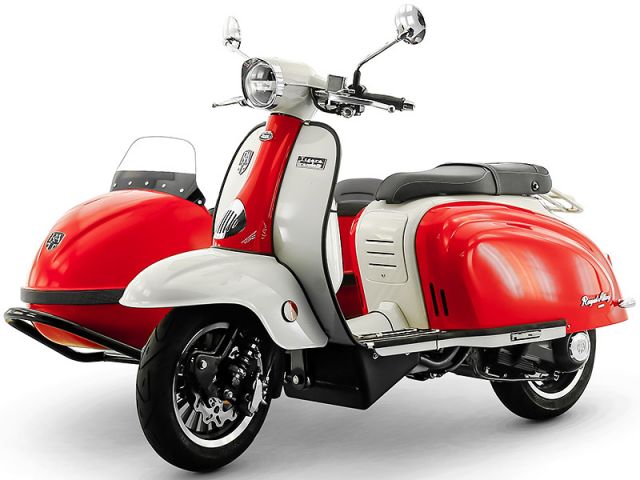 2024年 TG250S SIDECAR Flamered/Ivory（カタログメイン）