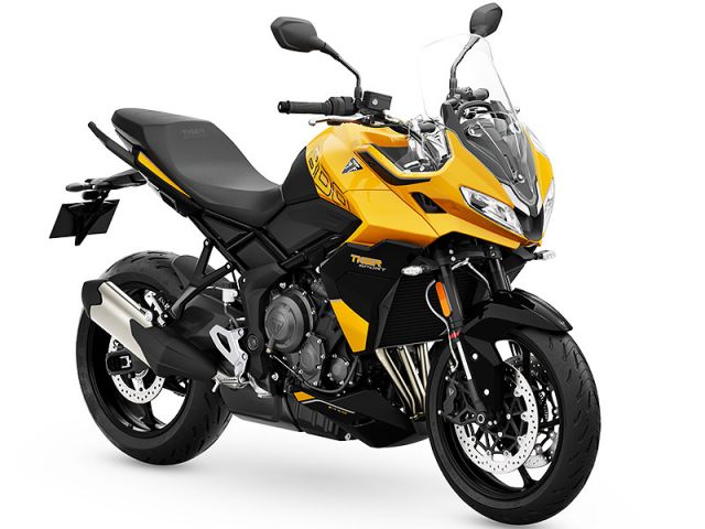 2025年 Tiger Sport 800 コスミックイエロー/サファイアブラック（カタログメイン）