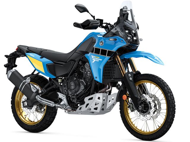 2025年 Tenere700 Rally Sky Blue（カタログメイン）