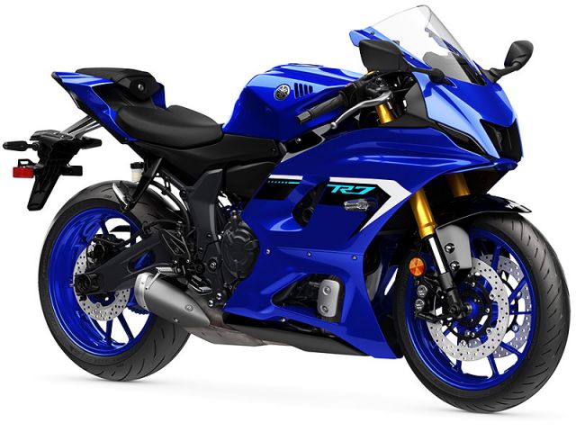 2025年 YZF-R7 ディープパープリッシュブルーメタリックC（カタログメイン）