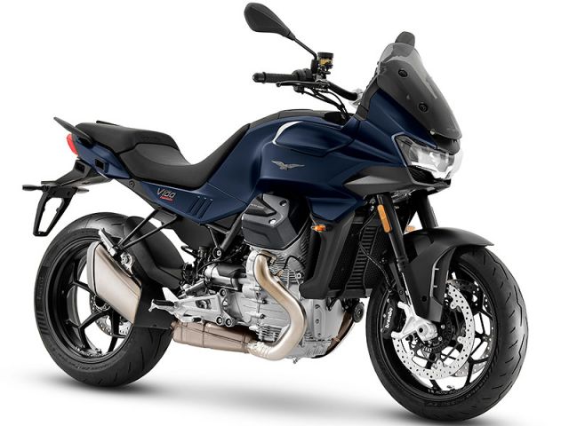 2025年 V100 Mandello Blu Oceano（カタログメイン）