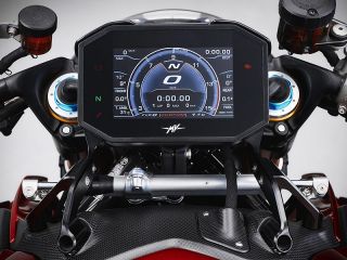 2025年 BRUTALE 1000 RR Ottantesimo（メーター表示イメージ）