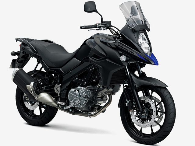 2025年 V-Strom 650 ABS グラススパークルブラック（カタログメイン）