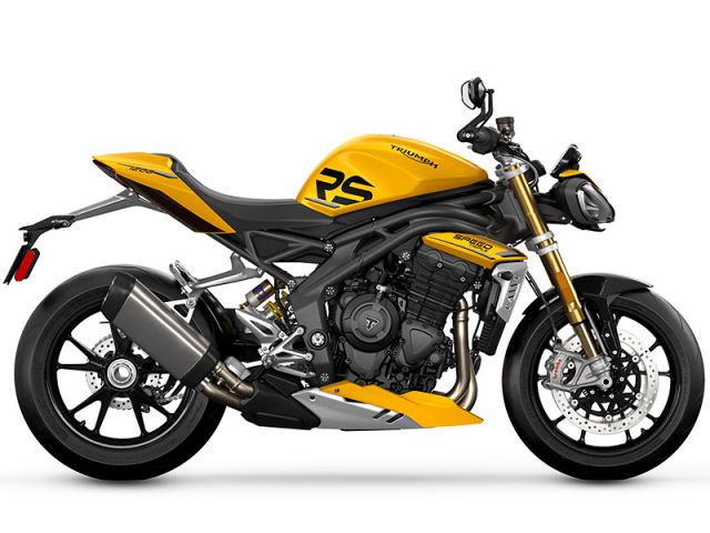 2025年 Speed Triple 1200RS コズミックイエロー（カタログメイン）