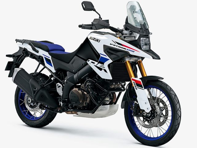 2025年 V-Strom 1050DE パールテックホワイト/グラススパークルブラック（カタログメイン）