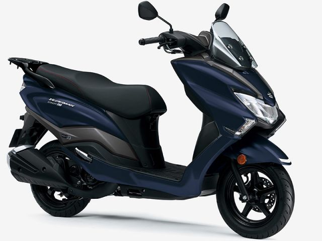 2026年 BURGMAN STREET125EX マットステラブルーメタリック（カタログメイン）