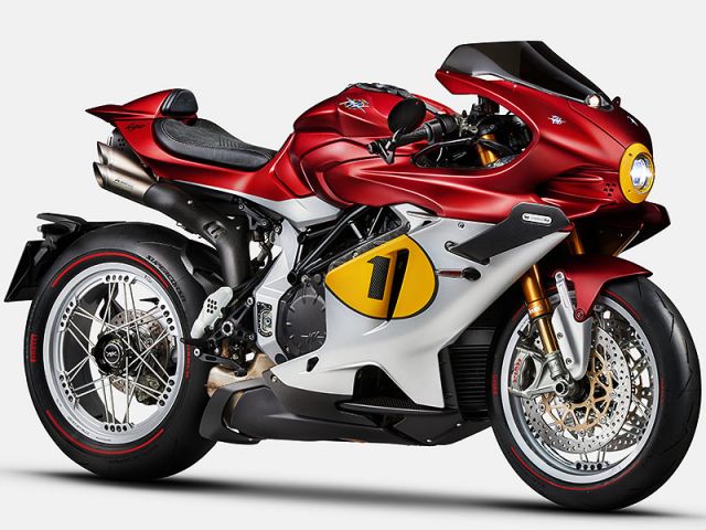 2025年 SUPERVELOCE 1000 AGO PEARL SHOCK RED / AGO SILVER（カタログメイン）