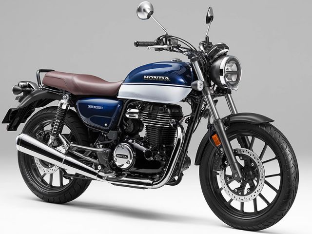2025年 GB350 パールホークスアイブルー（カタログメイン）
