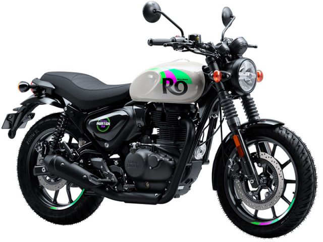 2025年 Hunter350 Single tone Rio White（カタログメイン）