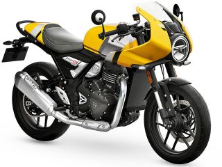 2026年 Thruxton 400メタリックレーシングイエロー/アルミニウムシルバー