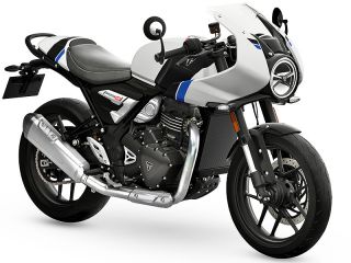 2026年 Thruxton 400パールメタリックホワイト/ストームグレー