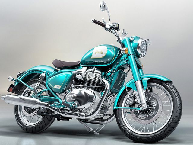 2025年 Classic650 Mid Teal(カタログメイン)
