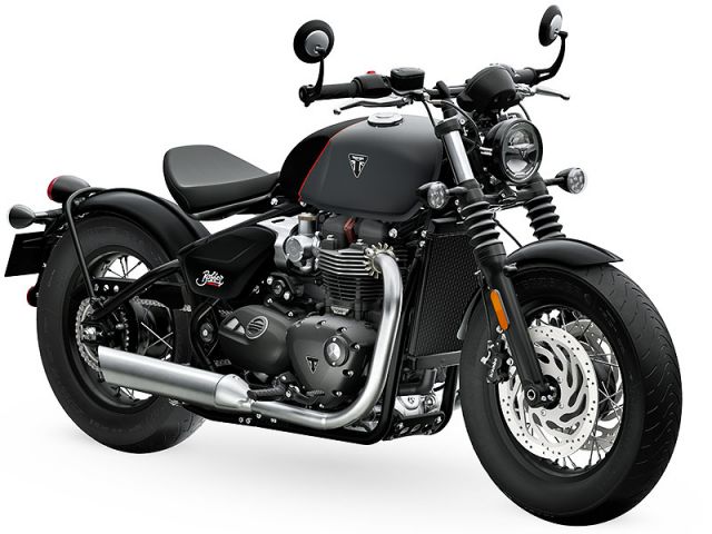 トライアンフ ボンネビル ボバー 2017-2023 カスタム シート 黒