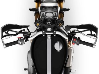 2026年 Scrambler 1200 XE（ハンドルまわりイメージ）