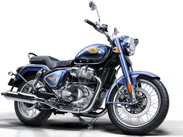 2026年 BULLET650 Battelship Blue（カタログメイン）