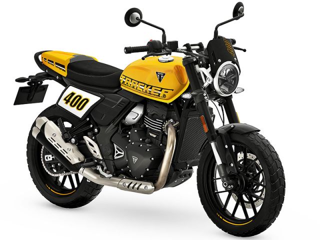 2026年 Tracker 400 レーシングイエロー（カタログメイン）