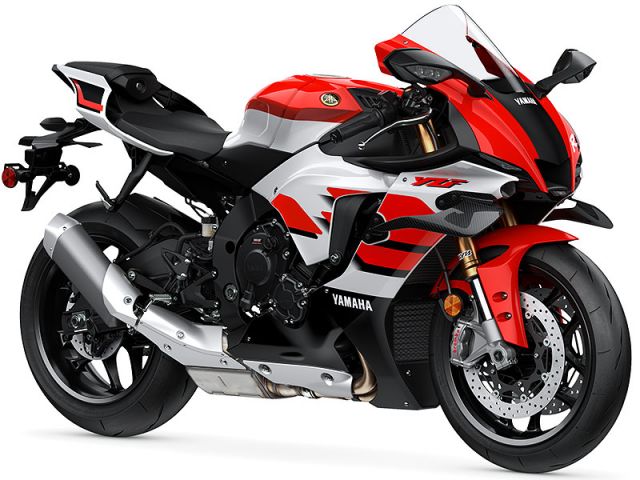 2026年 YZF-R1 70th Anniversary Edition ABS ブルーイッシュホワイトパール1（カタログメイン）