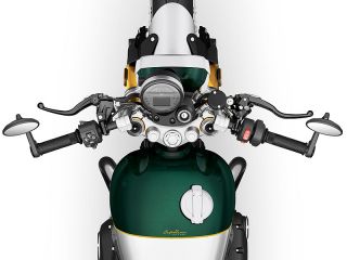 2026年 Speed Twin 1200 Cafe Racer Edition（ハンドルまわりイメージ）