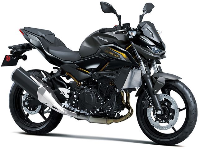 2026年 Z500 メタリックマットグラフェンスチールグレー×メタリックフラットスパークブラック（カタログメイン）