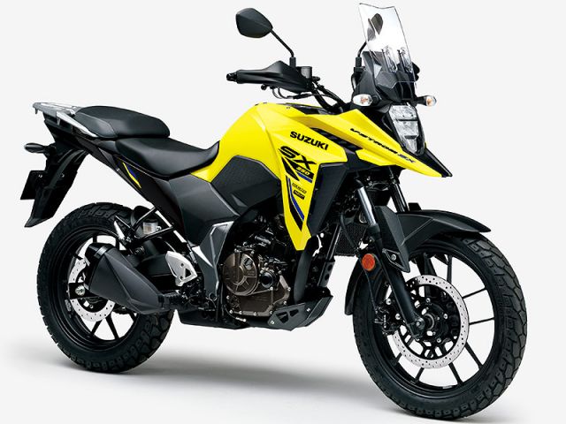 2026年 V-Strom 250SX チャンピオンイエローＮo.2/グラススパークルブラック（カタログメイン）