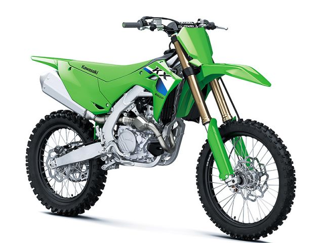 2027年 KX250F ライムグリーン（カタログメイン）