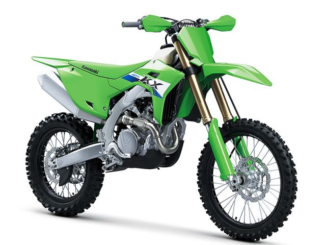 2027年 KX450FX ライムグリーン（カタログメイン）