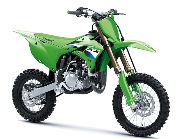 2027年 KX85 ライムグリーン（カタログメイン）